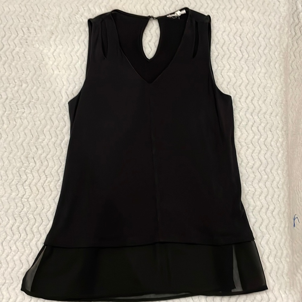 Maurices Black sleeveless top. Medium. Worn once.